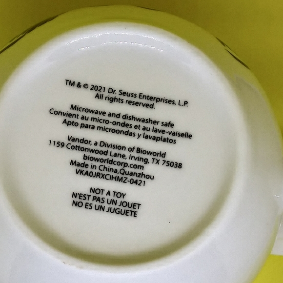 Dr Seuss Cat In The Hat Coffee Cup Mug Think About That - Picture 5 of 8